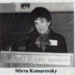 1987 09 Mirra Komarovsky